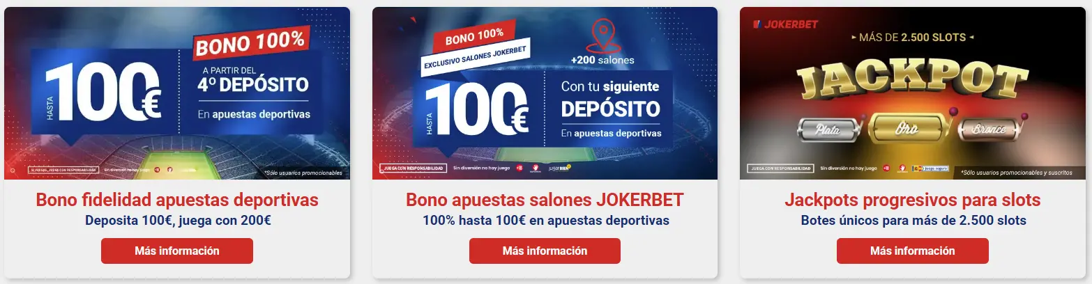 mejores códigos promocionales JokerBet